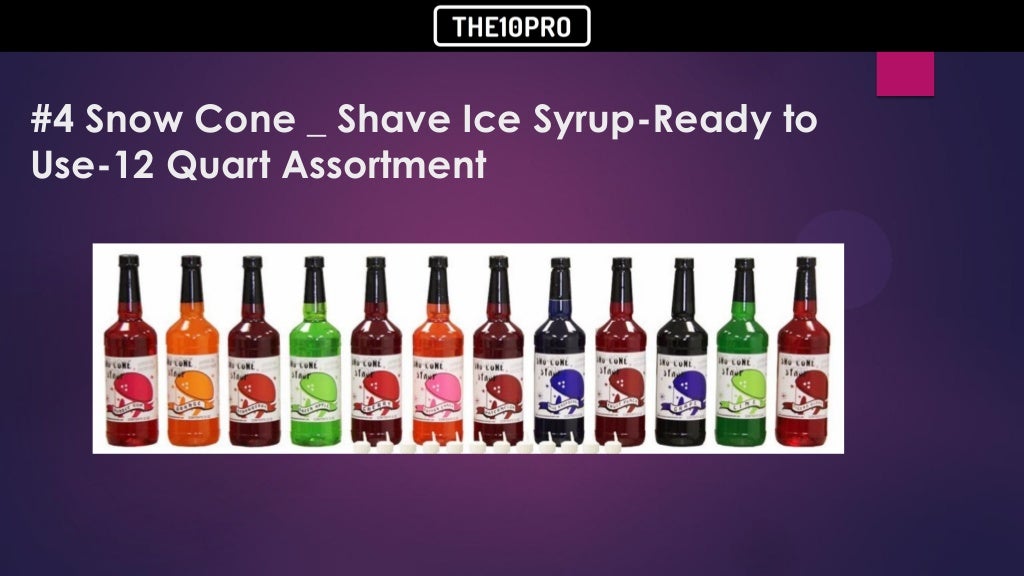 Top 7 best snow cone syrups in reviews