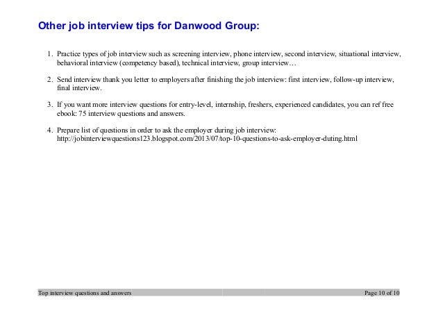 group interview questions