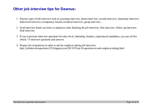 omd interview questions