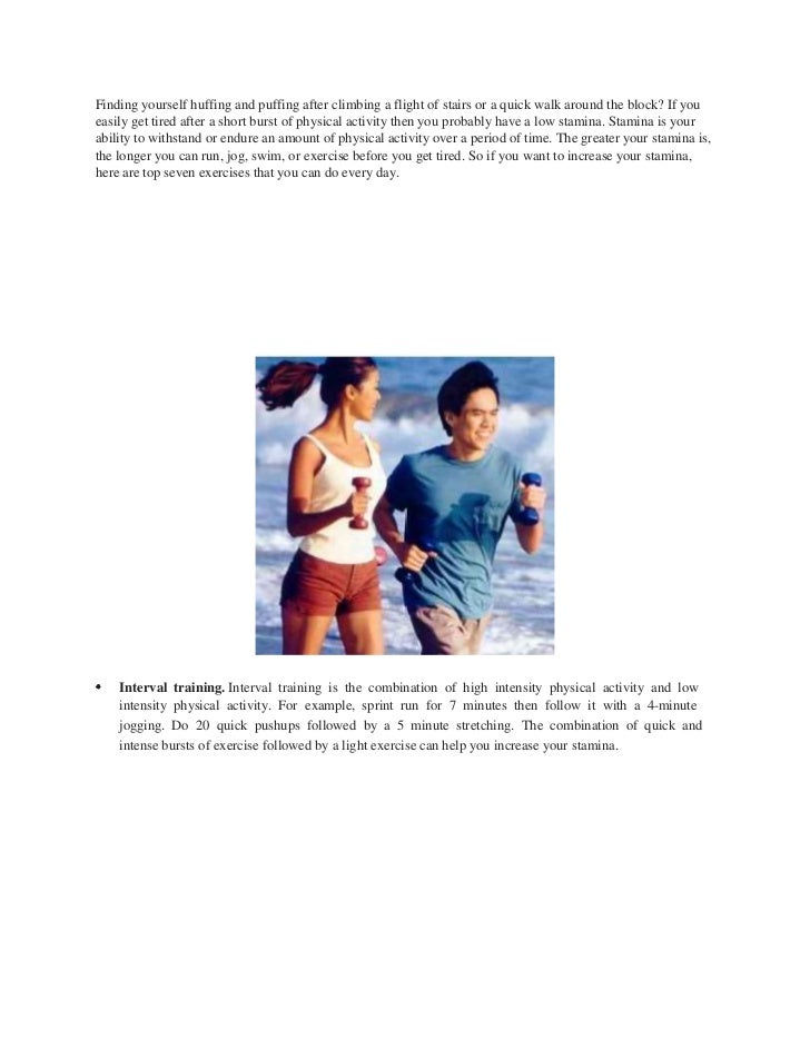 stamina to increase exercise how Top increase 7 to stamina exercises stamina to increase exercise how Top increase 7 to stamina exercises