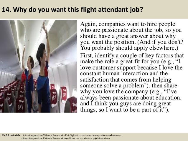 questions asked in an interview for flight attendant