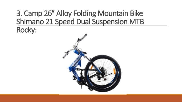 camp 26 alloy folding mountain bike