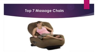 Top 7 Massage Chairs
 