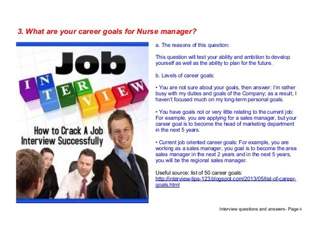 nurse manager interview