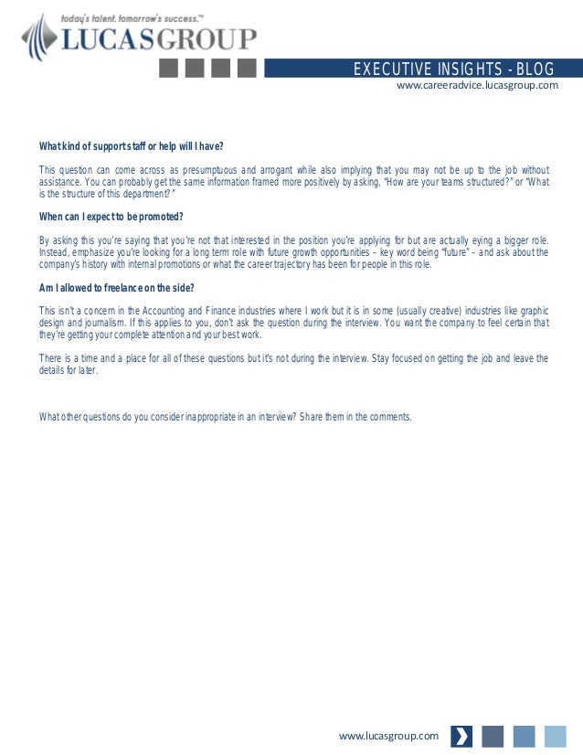 top questions to ask in an interview