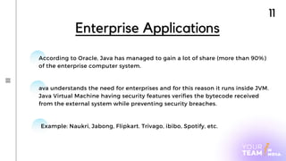 Top 7 real world applications of java | PPT