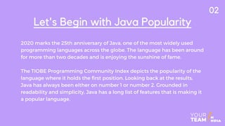 Top 7 real world applications of java | PPT