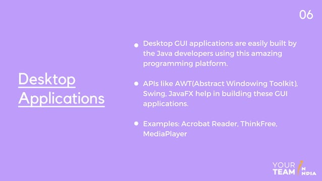 Top 7 real world applications of java | PPT