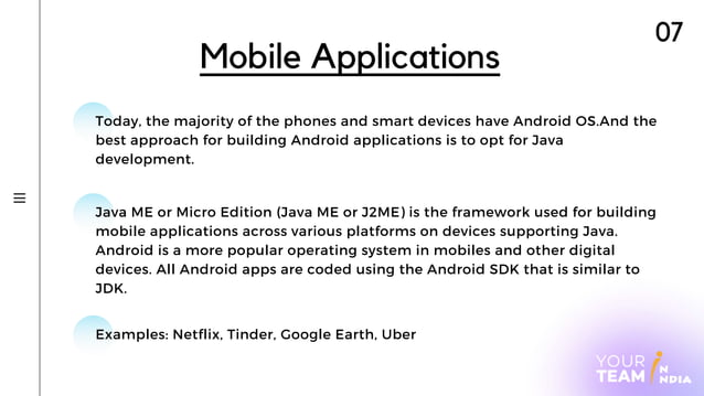Top 7 real world applications of java | PPT