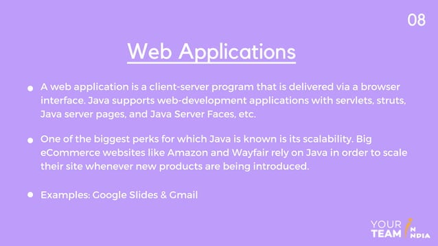 Top 7 real world applications of java | PPT