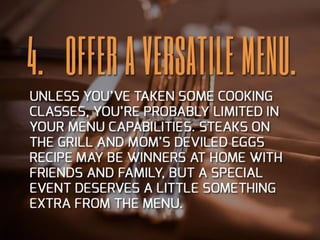 Top 7 Reasons To Hire A Caterer For Your Next Event | PPT