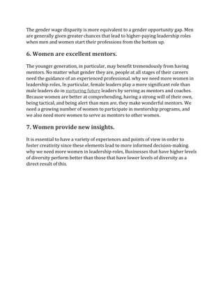 Top 7 Reasons why we need more women in leadership roles.pdf