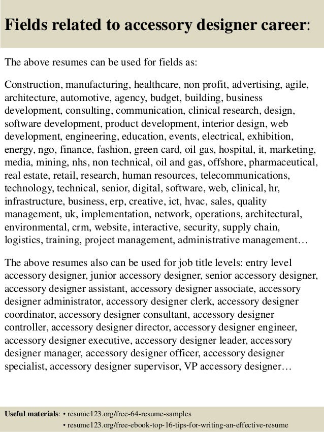 effective resume design