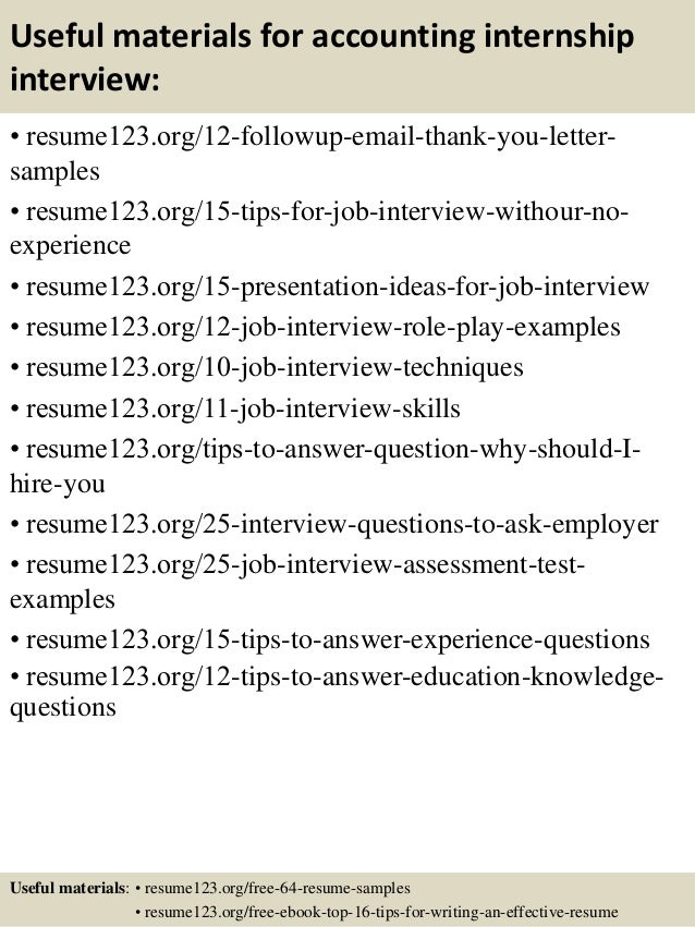 top 8 accounting internship resume samples sample resume for internship in accounting
