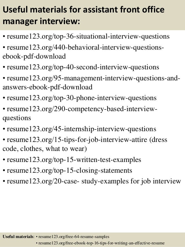 example of office manager resume