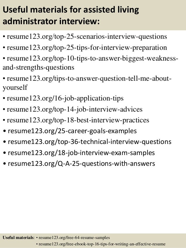 assisted living manager cover letter