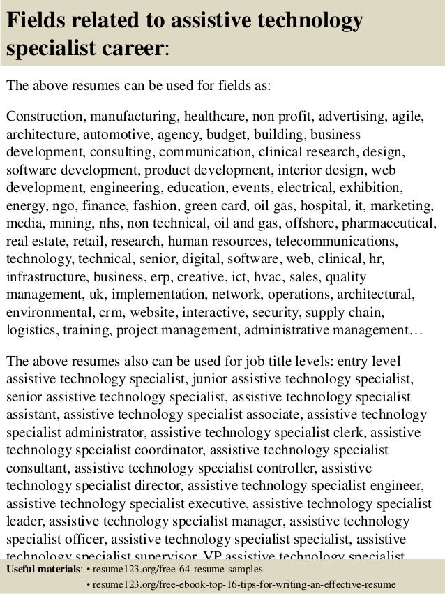 information technology specialist resumes