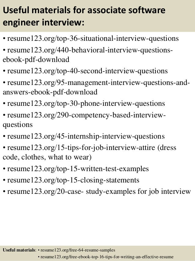 software engineers resumes