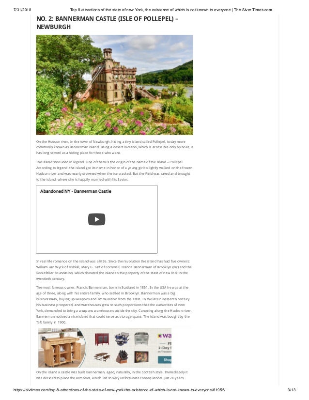 Top 8 Attractions Of The State Of New York