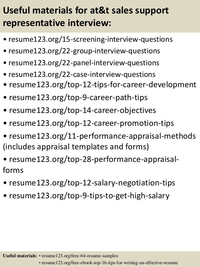 technical support representative resumes