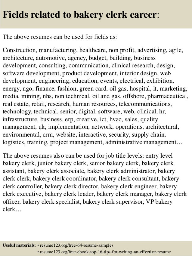 baker cv