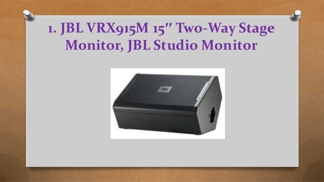 best stage monitors 2018