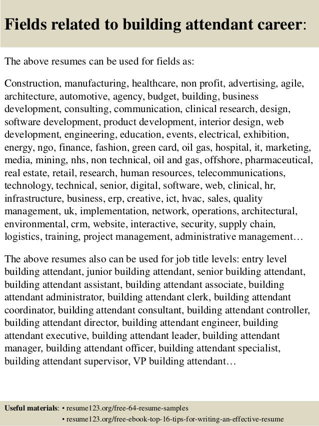 building an effective resumes