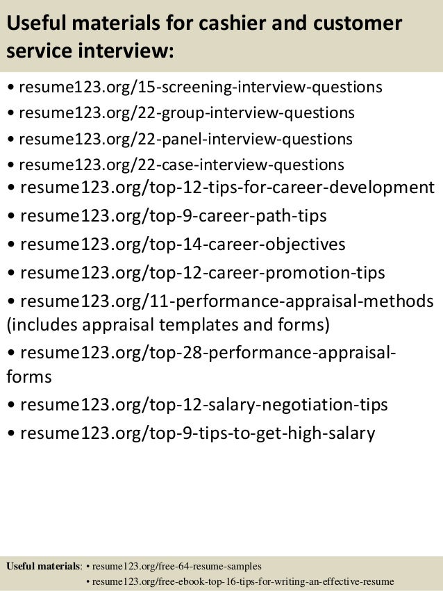 customer service responsibilities resumes