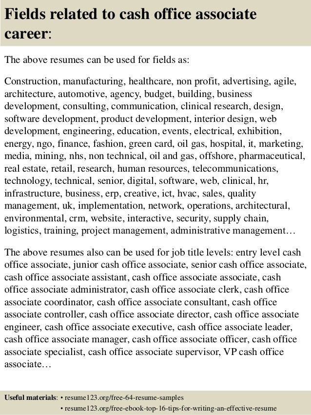 office resumes