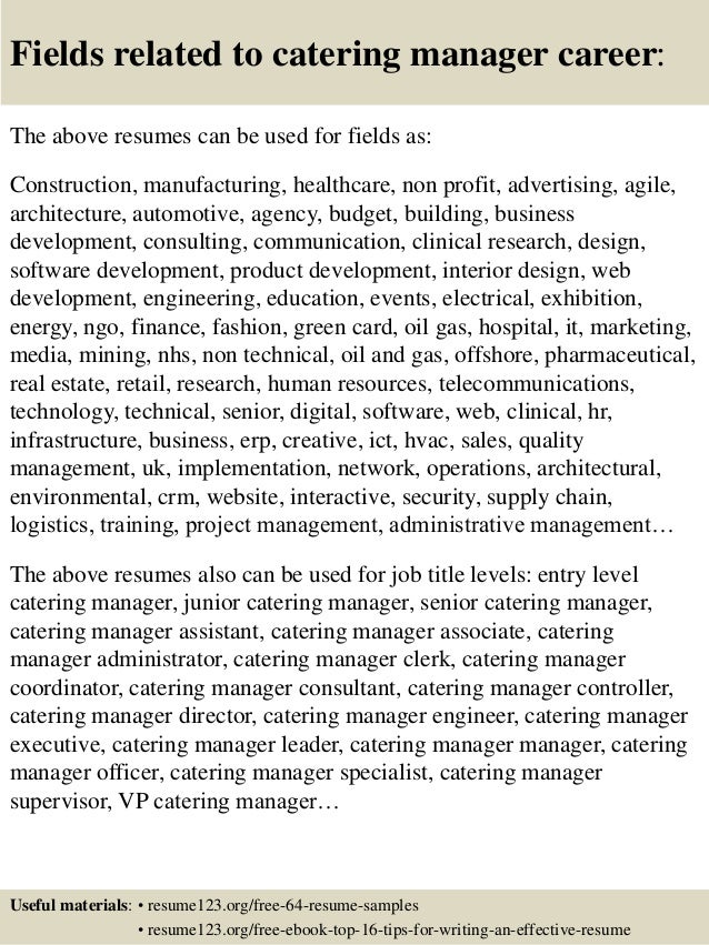 Catering Resume catering cv templates 16 Fields Related To Catering Catering Resume catering sales manager crossword template 16 Fields Related To Catering