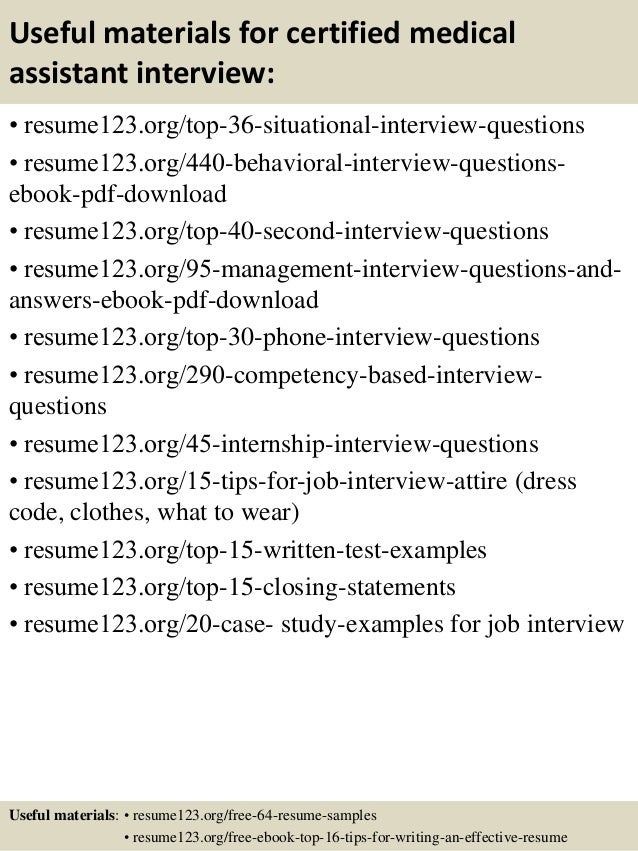 top 8 certified medical assistant resume samples medical assistant internship jobs