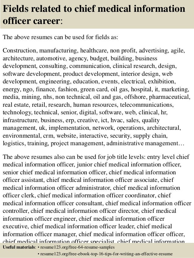 medical officer resumes