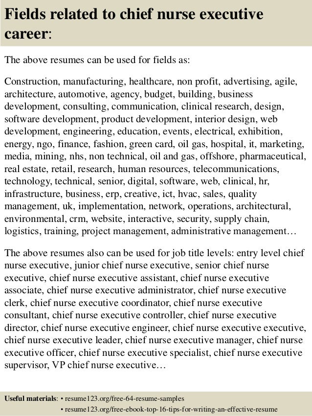 resume format for nurses