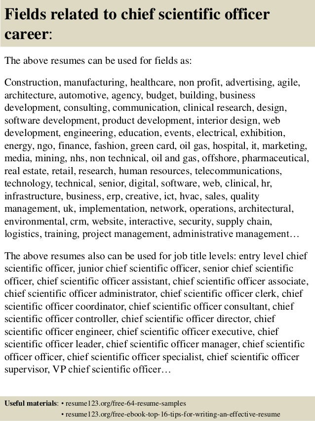 cmo resumes