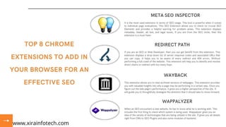 Top 8 chrome extension for effective seo