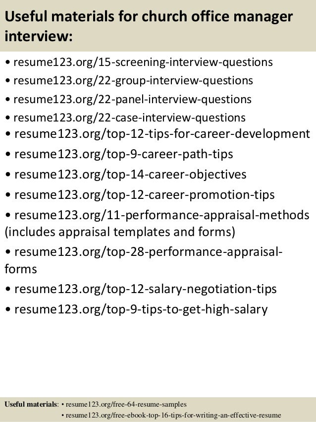 office manager resume sample