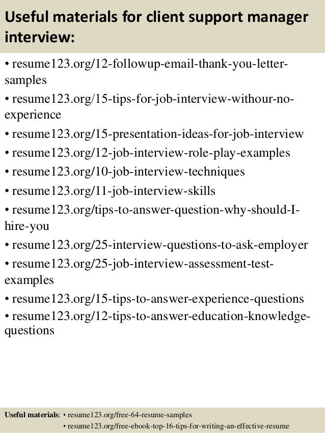 application support resume