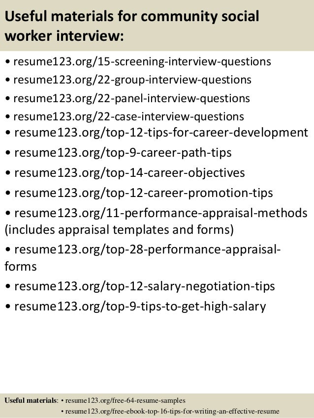 resume sampels