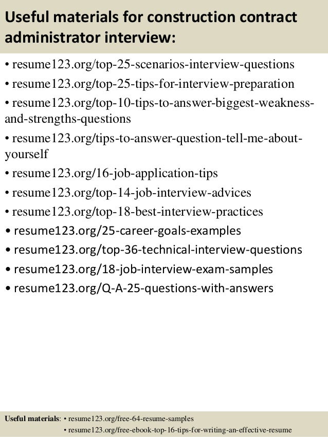 top 8 construction contract administrator resume samples contract administrator resumes