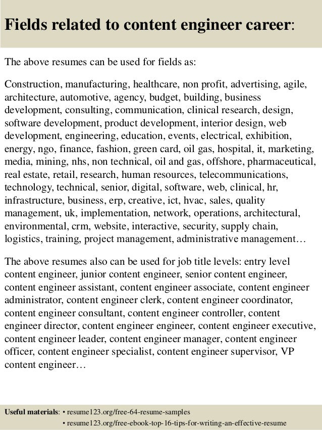 Resume Content freelance content writer resume samples 16 Fields Related To Content Resume Content be yourself submitting an effective application for admission 16 Fields Related To Content
