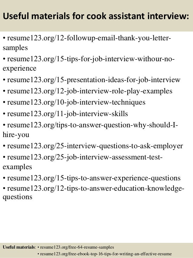 head cook job description