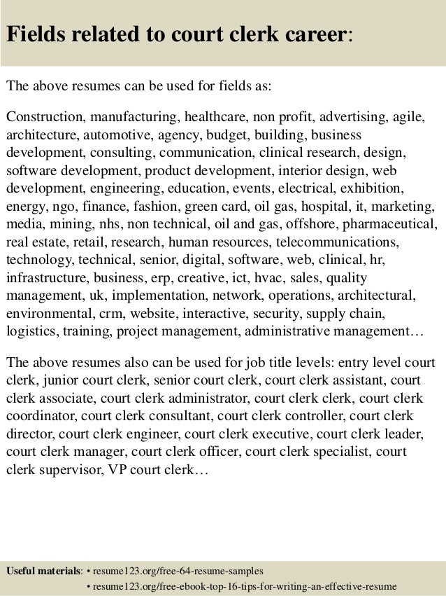 shipping clerk resumes