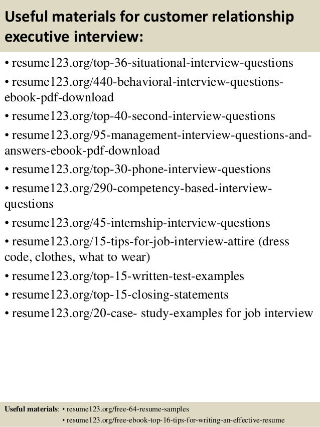 customer relationship management resume