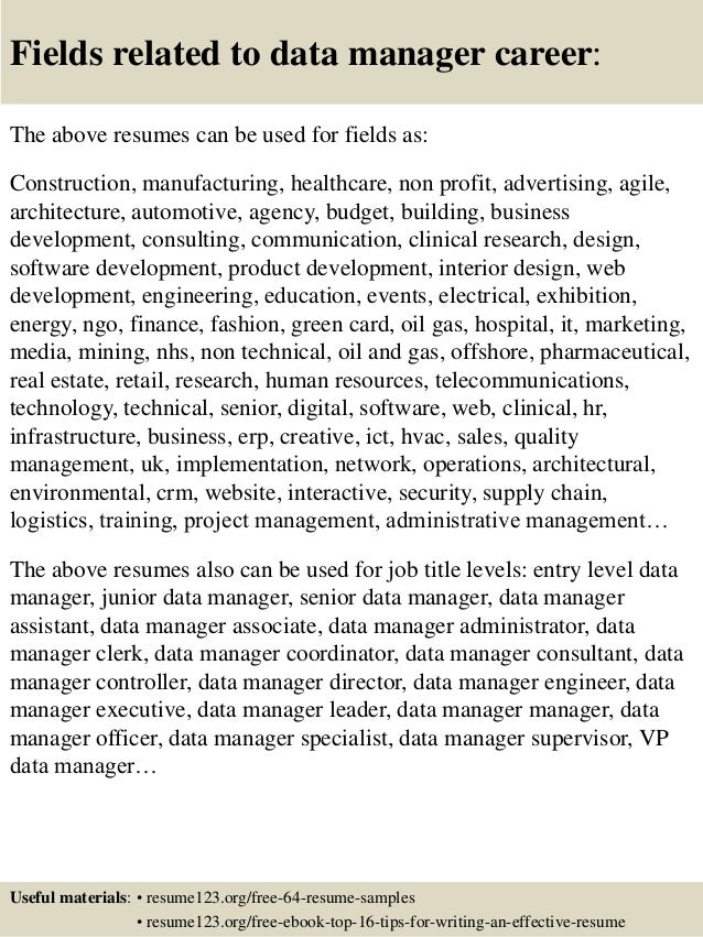 qa qc manager resumes