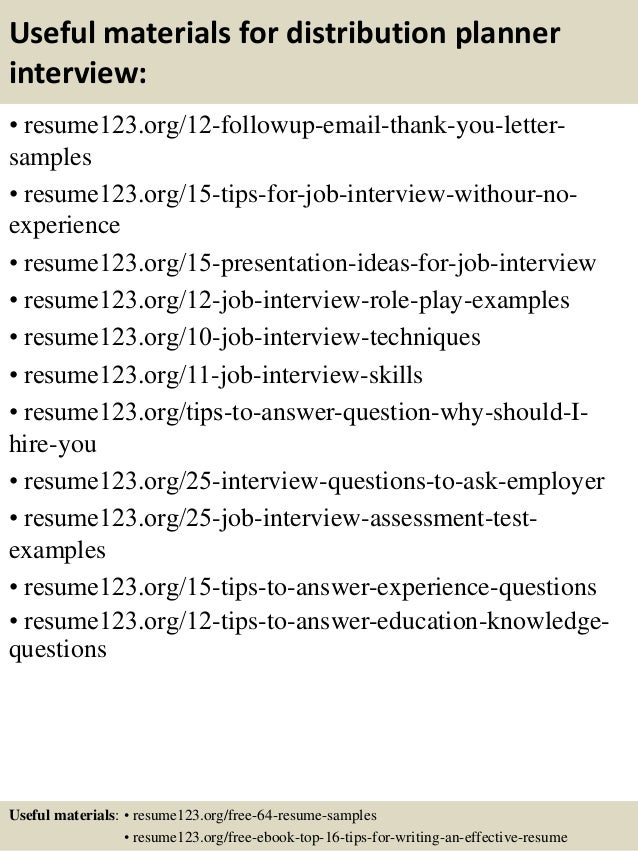 resume distribution service