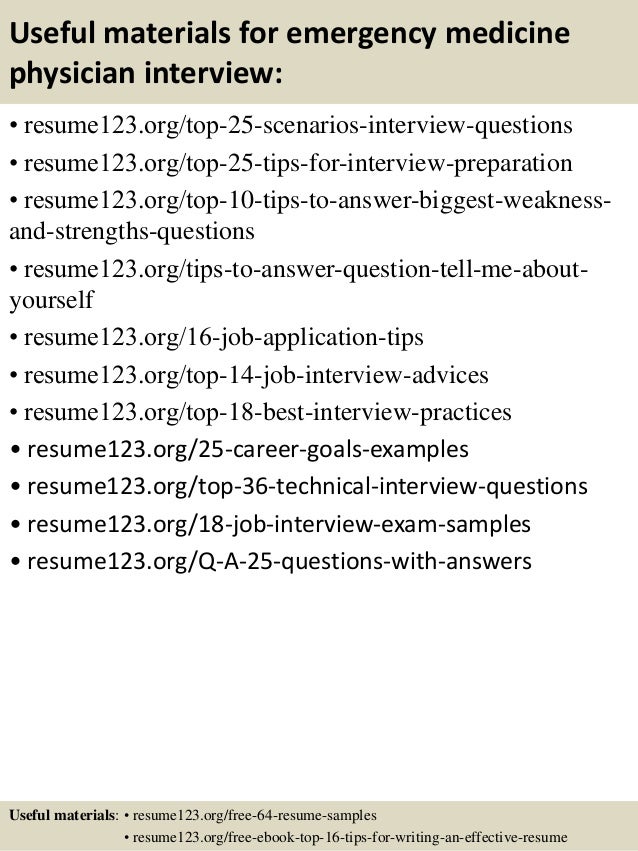 physician resume samples