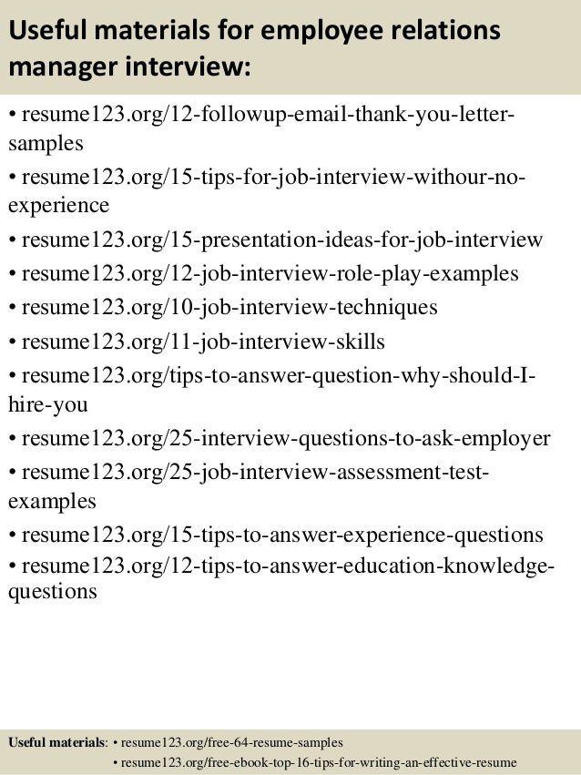 sales employee relation resume