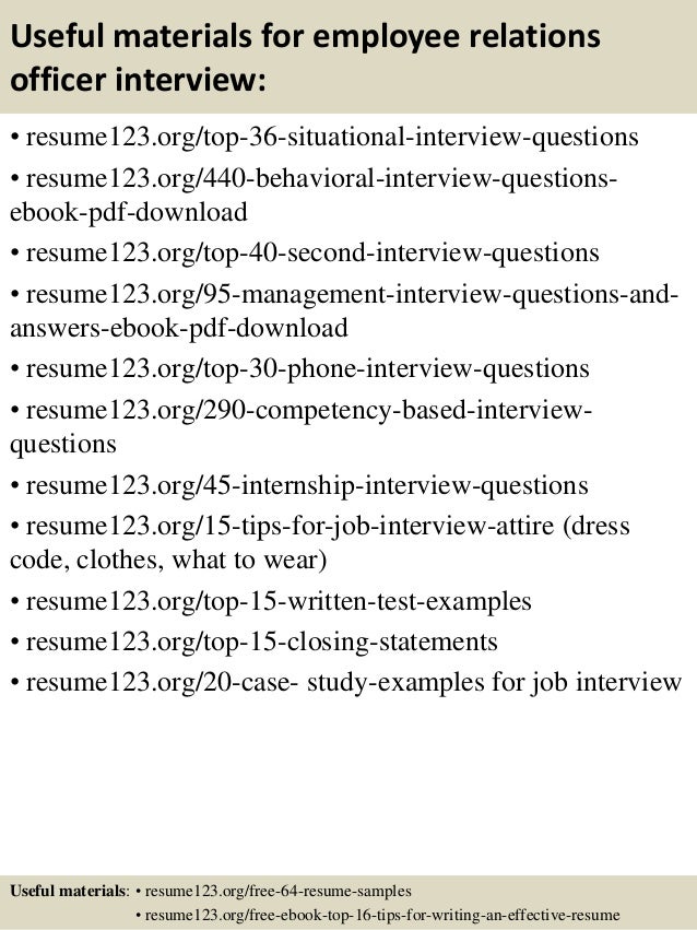 sales employee relation resume