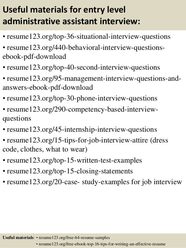 closing interview statement