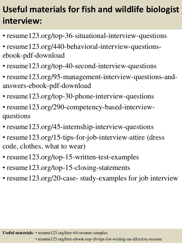top 8 fish and wildlife biologist resume samples sample wildlife biologist resume